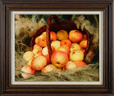 Бугрин Клим. Корзинка с яблоками